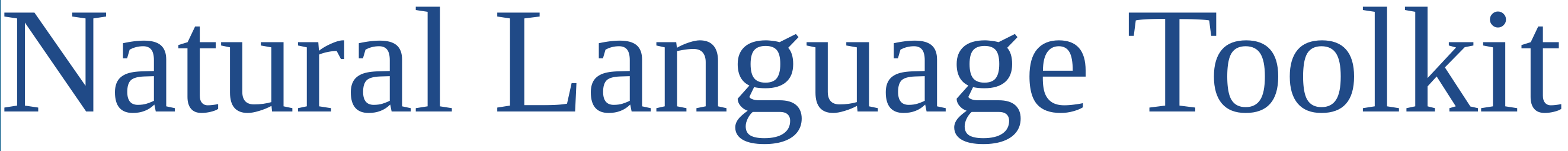 Natural Language Toolkit